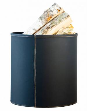 Дровница "Dublin", экокожа, графит