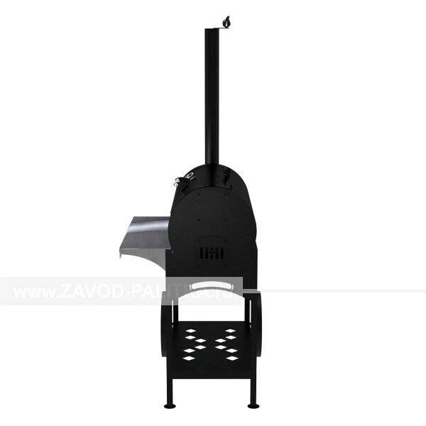 Гриль-Смокер XL, из стали толщиной 5 мм в термостойкой покраске