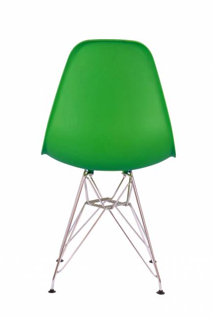 Стул Eames зеленый, опора металл