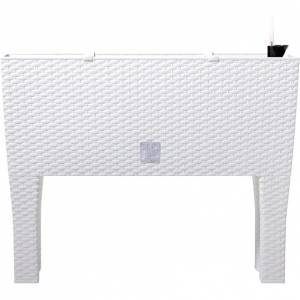 Кашпо с автополивом Prosperplast Rato Case High 72 л, белый