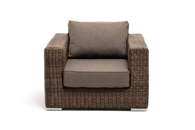 "Боно" лаунж-зона из искусственного ротанга, цвет коричневый