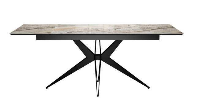 Стол DikLine DKS140 керамика Venetian Brown Light глянец, подстолье черное, опоры черные (2уп.) Стол DikLine DKS140 керамика Venetian Brown Light глянец, подстолье черное, опоры черные (2уп.)