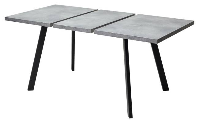 Стол BRICK M 120 Бетон Портленд/ Черный М-City