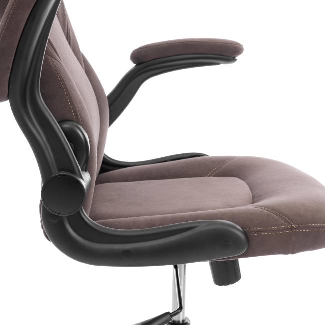 Кресло BAZUKA metalBL велюр, коричневый, 6 коричневый велюр