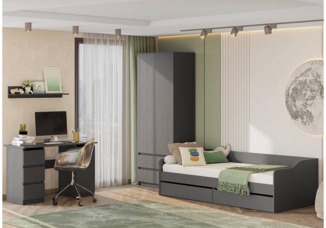 Сибити двухстворчатый графит серый