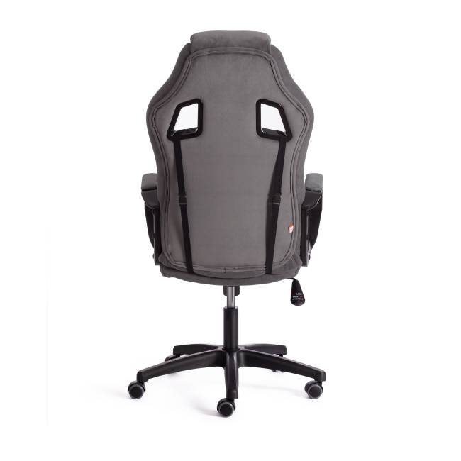 Кресло DRIVER (22) флок/ткань, серый/серый, 29/TW-12 серый/серый флок/ткань