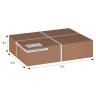 Тумбочка Джульетта широкая 2 ящика дуб шампань Л Тумбочка Джульетта широкая 2 ящика дуб шампань Л