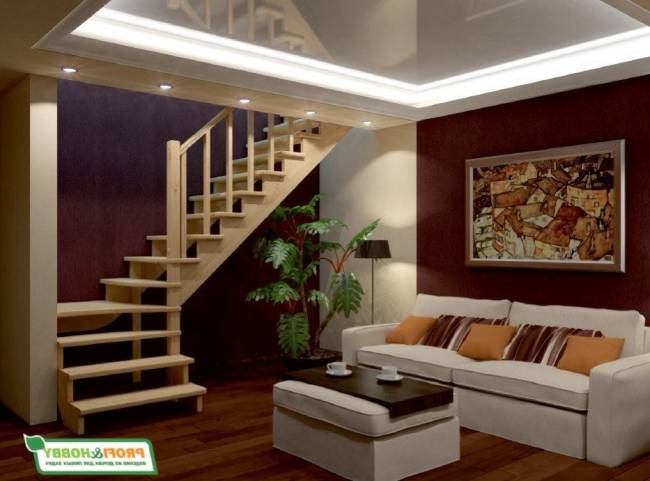 Деревянная лестница К-031м/2