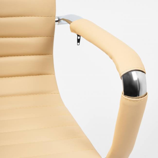 Кресло URBAN-LOW кож/зам, бежевый, 36-34 бежевый кож/зам