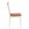 Стул Гольфи 2/ Golfi 2 дерево гевея, 45*51*94, ivory white, ткань кор.-зол. (1505-9) (Комплект из 2 шт.) ivory white дерево гевея
