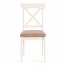 Стул Гольфи 2/ Golfi 2 дерево гевея, 45*51*94, ivory white, ткань кор.-зол. (1505-9) (Комплект из 2 шт.) ivory white дерево гевея