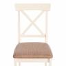 Стул Гольфи 2/ Golfi 2 дерево гевея, 45*51*94, ivory white, ткань кор.-зол. (1505-9) (Комплект из 2 шт.) ivory white дерево гевея