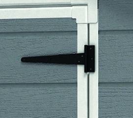 Сарай "Манор 4х6" (размеры 118 x 184 см), серый