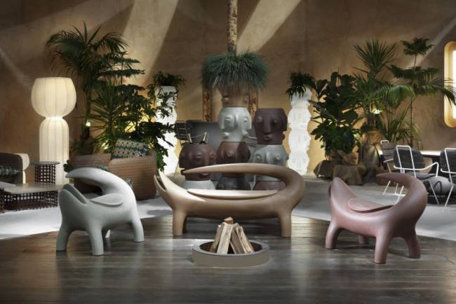 Кашпо из биопластика Threebu Pot Special песок Сахары 450х450х450 мм Кашпо из биопластика Threebu Pot Special песок Сахары 450х450х450 мм