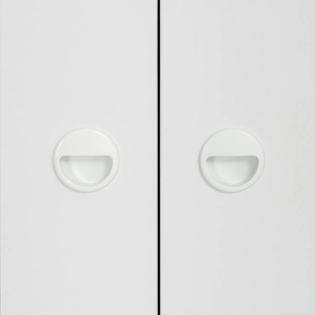 Вуди мебель в детскую с кроватью с ящиками № 38 цвет белый премиум/дуб крафт золотой/саванна латте