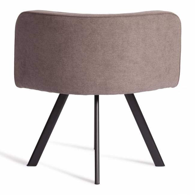 Комплект [стол, 4 стула] Квадрон/Quadron (мод.PT14) стол: МДФ/металл, стул: металл/шенилл, 100х100х73см, 69х56х71см, мокко /черный Mocha (мокко) LY1701-27/черный Стол: МДФ/металл; стул: металл/шенилл