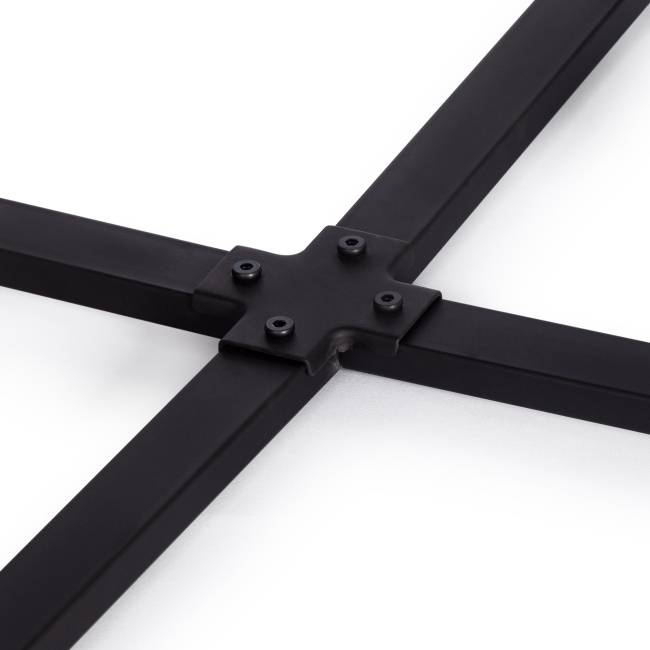 Комплект [стол, 4 стула] Квадрон/Quadron (мод.PT14) стол: МДФ/металл, стул: металл/шенилл, 100х100х73см, 69х56х71см, мокко /черный Mocha (мокко) LY1701-27/черный Стол: МДФ/металл; стул: металл/шенилл