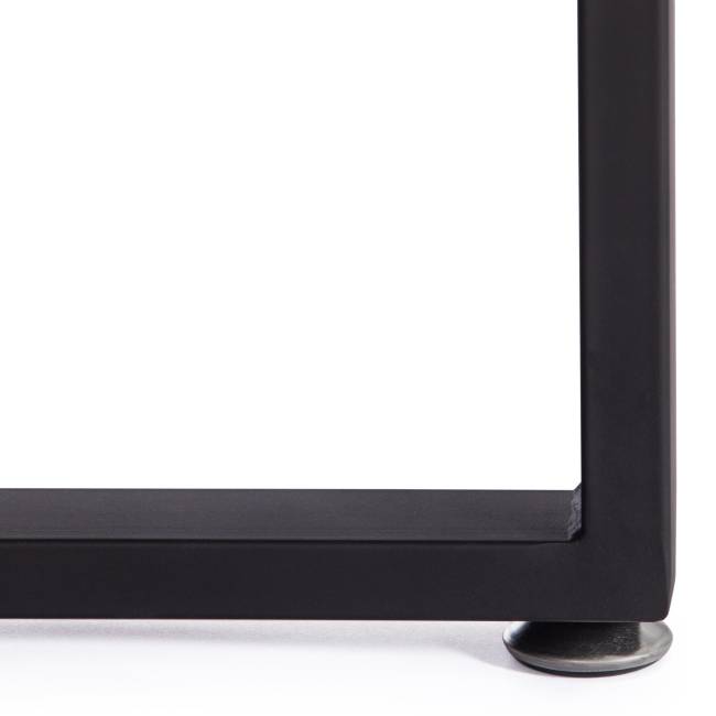 Комплект [стол, 4 стула] Квадрон/Quadron (мод.PT14) стол: МДФ/металл, стул: металл/шенилл, 100х100х73см, 69х56х71см, мокко /черный Mocha (мокко) LY1701-27/черный Стол: МДФ/металл; стул: металл/шенилл