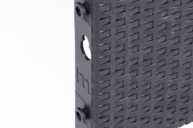 Arizona b:rattan, Диван двухместный, антрацит (2-х местная подушка) Arizona b:rattan, Диван двухместный, антрацит (2-х местная подушка)