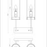 Бра Moderli V10022-2W Metric