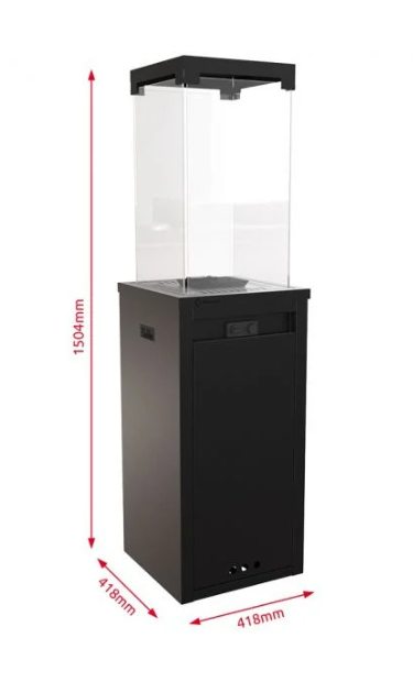 Нагреватель газовый PATIO/LIGHT, сталь, цвет гранит