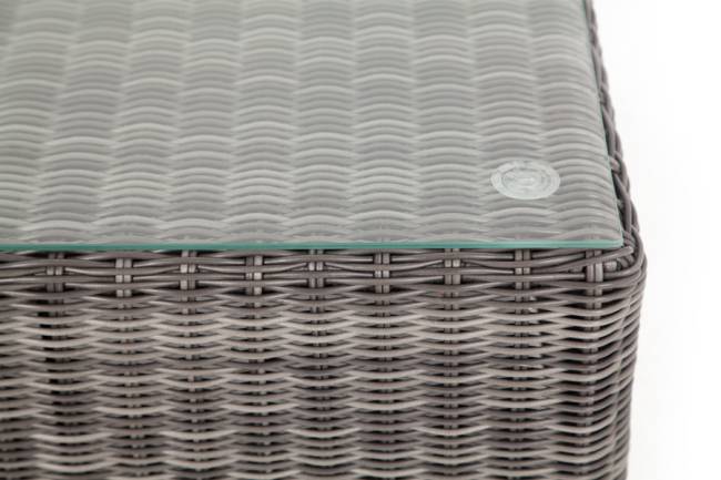 "Лунго" журнальный столик плетеный, цвет графит "Лунго" журнальный столик плетеный, цвет графит