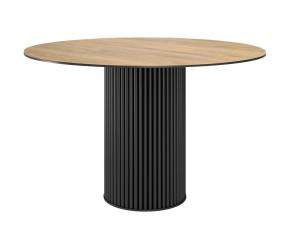 Стол DikLine AKR120 Керамика древесная OAKWOOD HONEY/подстолье черное/опоры черные (2 уп.) Стол DikLine AKR120 Керамика древесная OAKWOOD HONEY/подстолье черное/опоры черные (2 уп.)