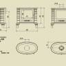 Чугунная печь Kratki Koza/K8
