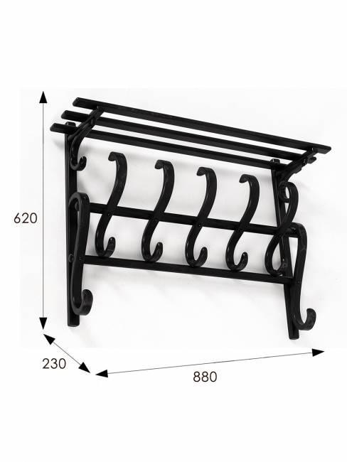 Вешалка настенная В 7Н венге Вешалка настенная В 7Н венге