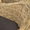 "Равенна" плетеное кресло из искусственного ротанга, цвет соломенный