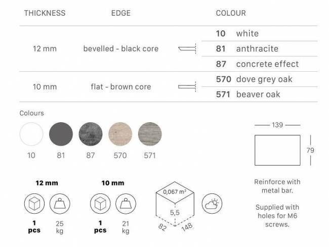 Столешница прямоугольная для подстолья Tiffany состаренный серый дуб 1400х800х10 мм Столешница прямоугольная для подстолья Tiffany состаренный серый дуб 1400х800х10 мм