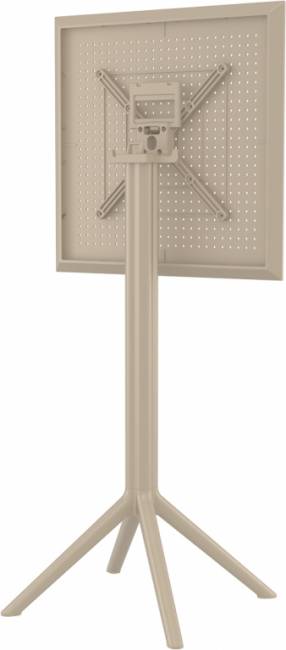 Стол пластиковый барный складной Sky Folding Bar Table 60 бежевый 600х600х1080 мм Стол пластиковый барный складной Sky Folding Bar Table 60 бежевый 600х600х1080 мм