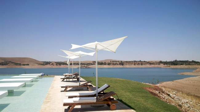 Зонт-парусник 2.9х2.9 м Vela Titanium титан, слоновая кость 2900х2900 мм