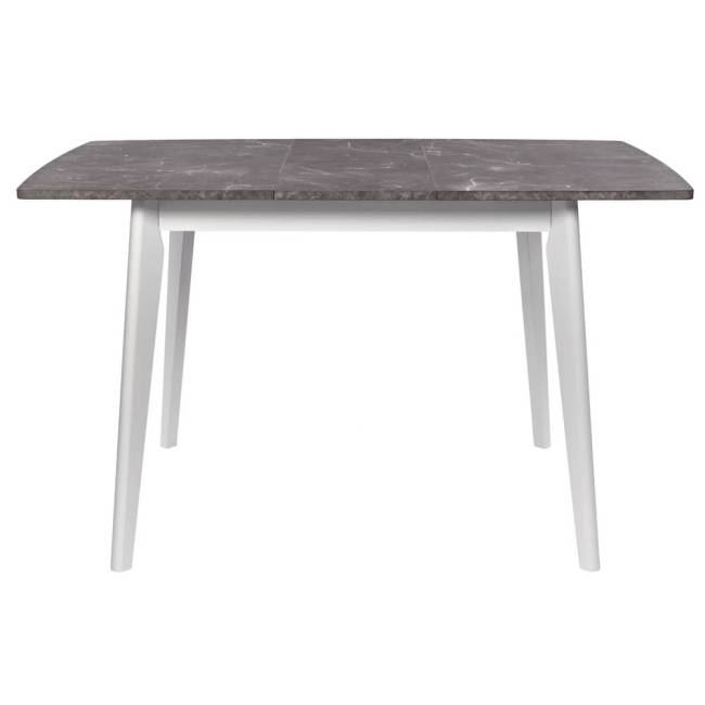 Стол Oslo раскладной 100-130x80x76см, Мрамор Сиена, белый Стол Oslo раскладной 100-130x80x76см, Мрамор Сиена, белый