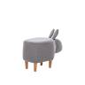 Пуф Leset Зайчик V32 серый Бук
