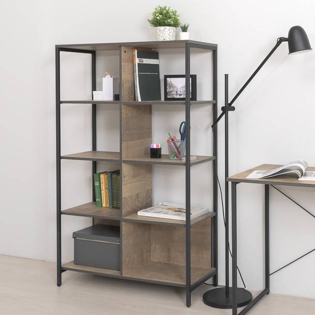 Стенка в гостиную Трувор № 86 цвет дуб гранж песочный/интра