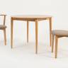 Стол Pawook К 100 натур со стульями Франк ПМ натур/бежевая рогожка