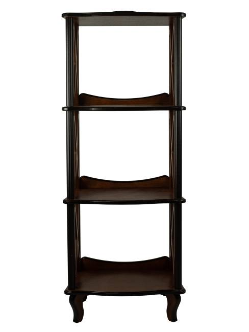 Этажерка-стеллаж Джульетта 3 уровня, орех Л