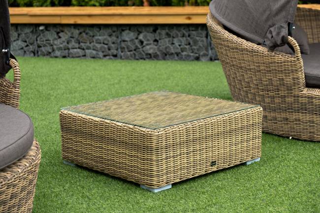 "Лунго" журнальный столик плетеный, цвет соломенный "Лунго" журнальный столик плетеный, цвет соломенный