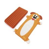 Детский надувной матрас 76х132х10см "Щенок" со спальным мешком