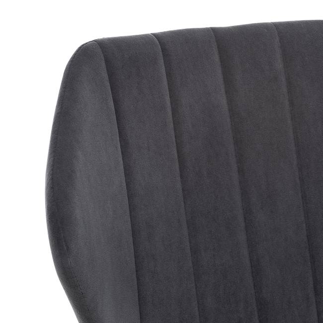 Стул Leset Гувер полоса Ultra Grafit Белый