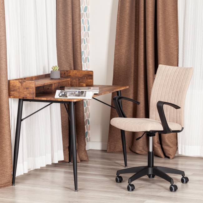 Кресло SPARK флок , бежевый, 7 бежевый флок Кресло SPARK флок , бежевый, 7 бежевый флок