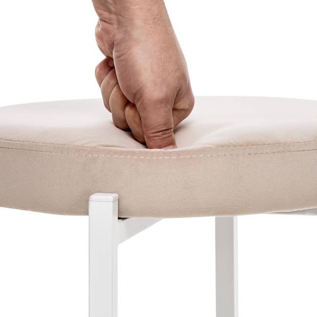 Табурет Leset Авис профиль Ultra Sand Белый