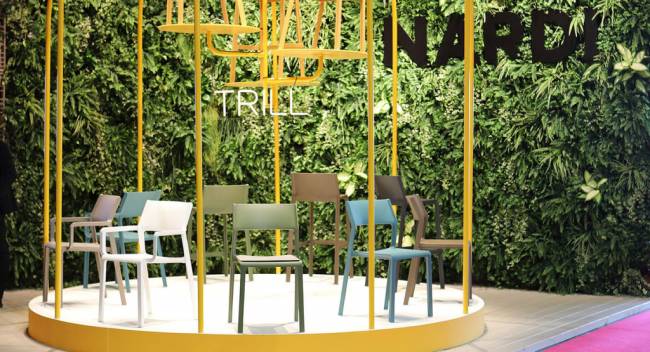 Стул пластиковый Trill Bistrot тортора 500х515х825 мм