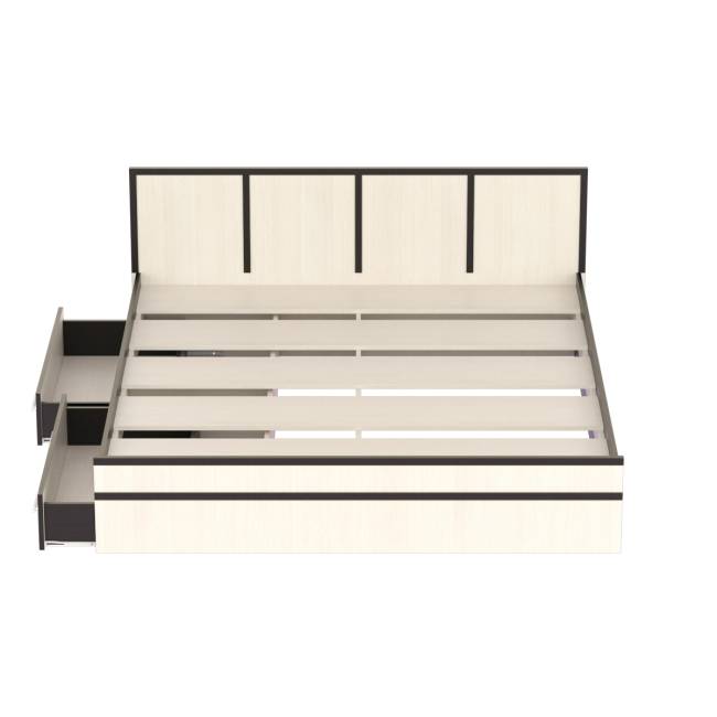 Сакура Кровать 1800 цвет венге/дуб лоредо