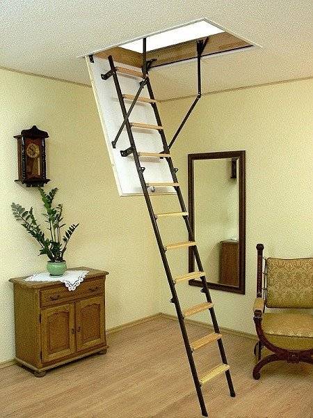 Чердачная складная лестница Stallux 280 120х70