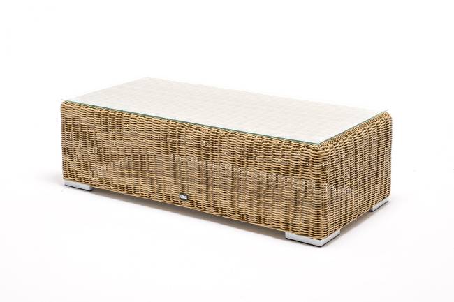 "Боно" журнальный столик из искусственного ротанга, цвет соломенный "Боно" журнальный столик из искусственного ротанга, цвет соломенный