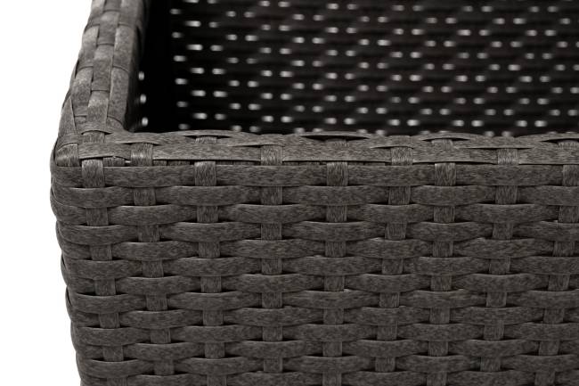 "Капучино" кашпо для цветов плетеное из искусственного ротанга, цвет коричневый "Капучино" кашпо для цветов плетеное из искусственного ротанга, цвет коричневый