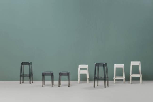 Табурет прозрачный Rubik прозрачный 370х370х450 мм