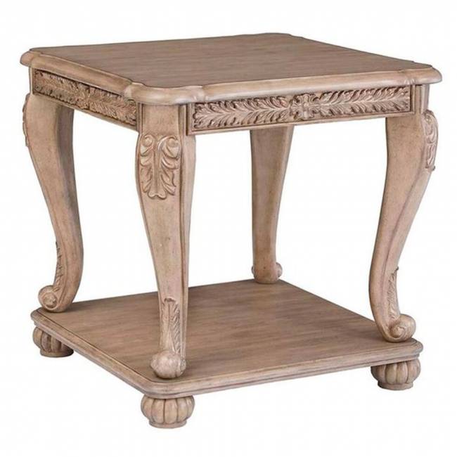 Столик прикроватный Kerston T373-2, 61х61х61 см, кофейный